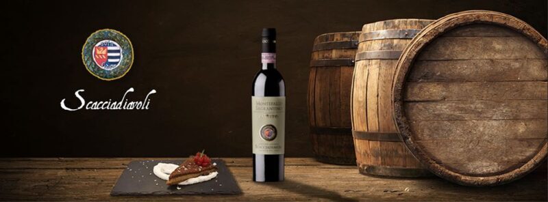 Per San Valentino di passione Scacciadiavoli propone Montefalco Sagrantino Passito Docg 2017