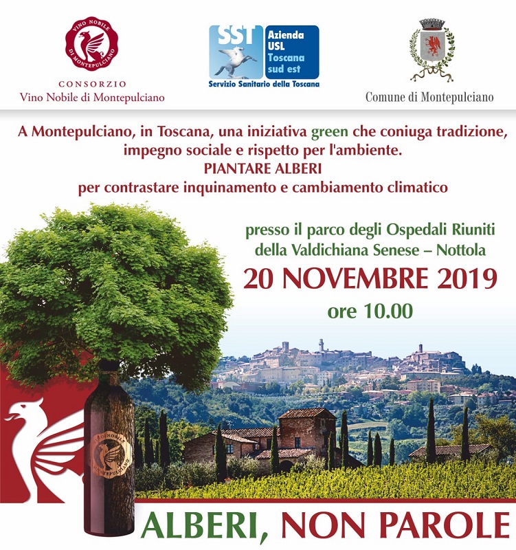 Alberi, non parole: Il Vino Nobile di Montepulciano a sostegno dell'ambiente