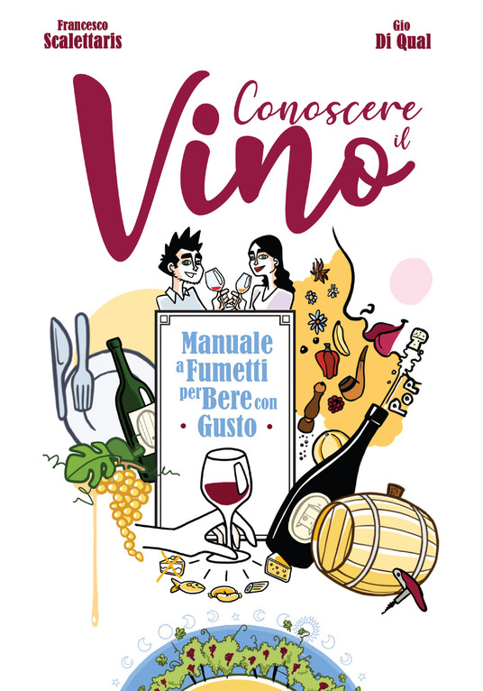 Copertina Manuale A Fumetti Per Bere Con Gusto