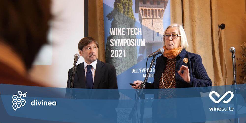 Il Senatore Dario Stefano E Donatella Cinelli Colombini Al Tech Symposium 2021