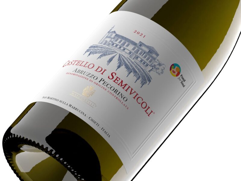 Masciarelli supporta Food for Soul con l’Abruzzo Pecorino Castello di Semivicoli 2021