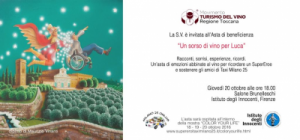 Il Vino della solidarietà: A Firenze un'Asta per il progetto TaxiHome