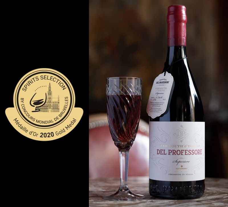 Vermouth Del Professore Superiore Al Barolo Con Medaglia Doro Allo Spirit Selection Del Concours Mondial De Bruxelles 2020