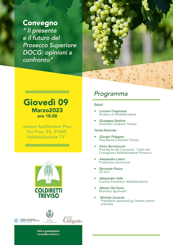 La filiera del Prosecco Docg sotto la lente